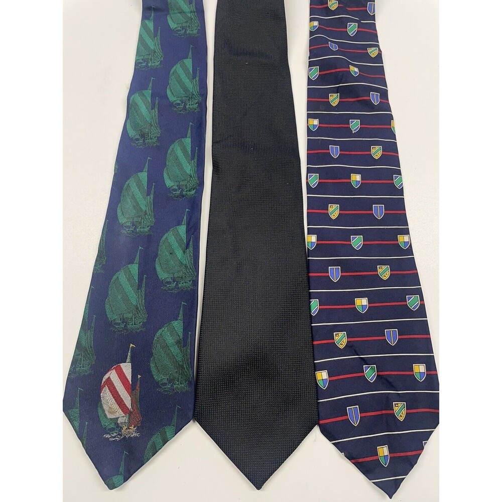 Chaps Ralph Lauren Tie And Nautica Tie Lot Of 3